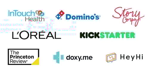 Customer logo cluster